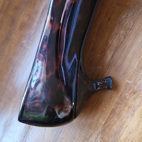 Stuart Weitzman Sonata tortoise shell kitten heels size 6.5 - Picture 12 of 12